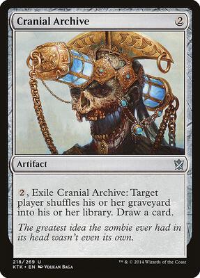 Cranial Archive card from Khans of Tarkir