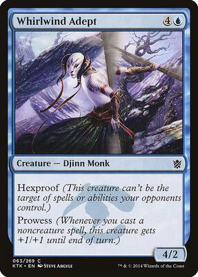 Whirlwind Adept card from Khans of Tarkir