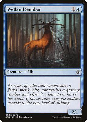 Wetland Sambar card from Khans of Tarkir