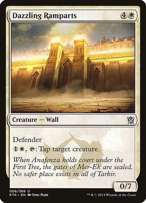 Dazzling Ramparts card from Khans of Tarkir