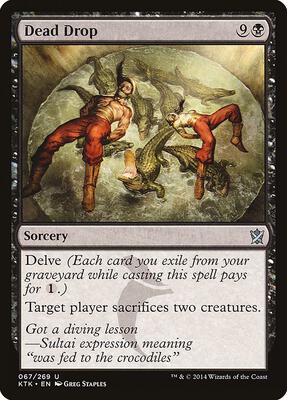 Dead Drop card from Khans of Tarkir