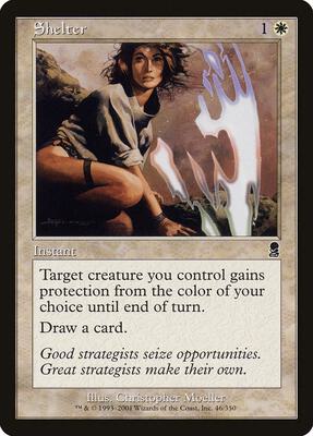 Shelter card from Odyssey