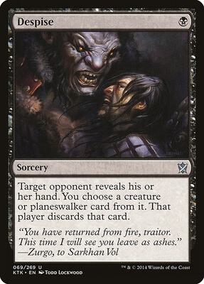 Despise card from Khans of Tarkir