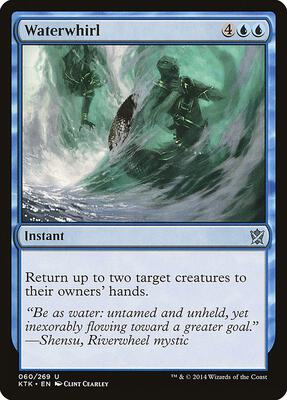 Waterwhirl card from Khans of Tarkir