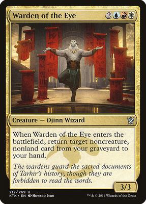 Warden of the Eye card from Khans of Tarkir