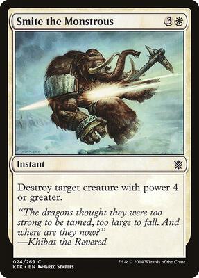 Smite the Monstrous card from Khans of Tarkir