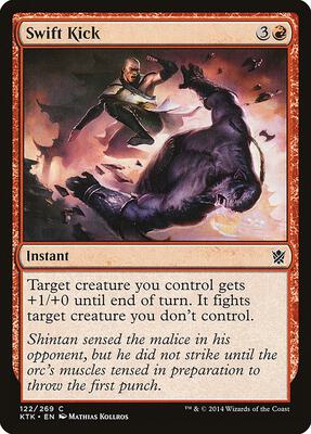 Swift Kick card from Khans of Tarkir