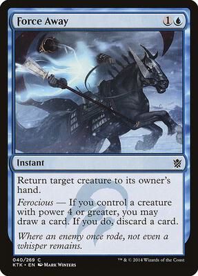 Force Away card from Khans of Tarkir