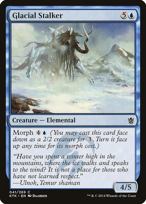 Glacial Stalker card from Khans of Tarkir