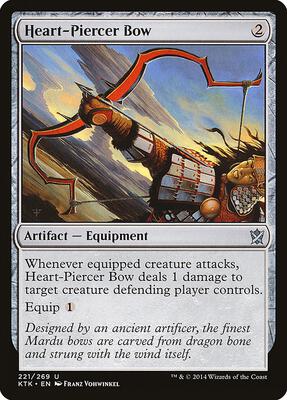 Heart-Piercer Bow card from Khans of Tarkir