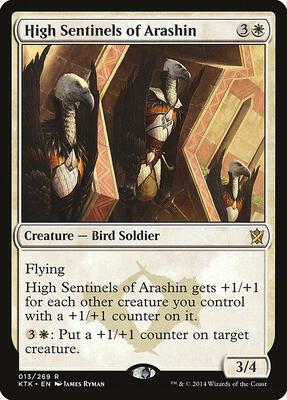 High Sentinels of Arashin card from Khans of Tarkir
