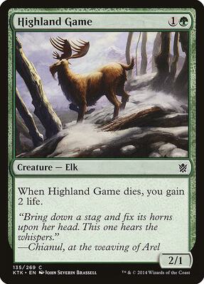 Highland Game card from Khans of Tarkir