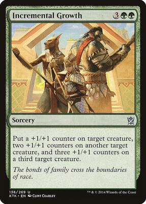 Incremental Growth card from Khans of Tarkir