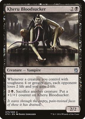Kheru Bloodsucker card from Khans of Tarkir