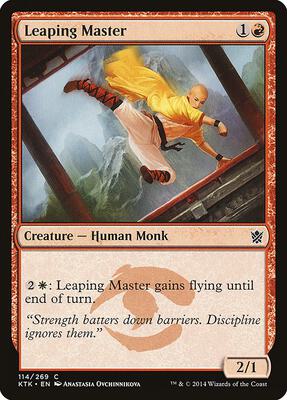 Leaping Master card from Khans of Tarkir