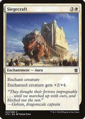 Siegecraft card from Khans of Tarkir
