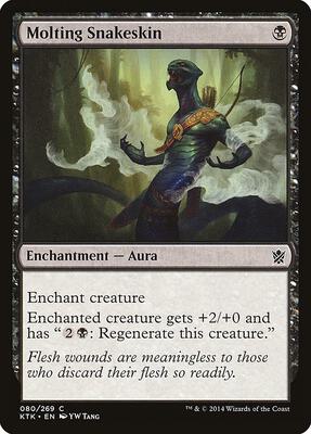 Molting Snakeskin card from Khans of Tarkir