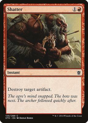 Shatter card from Khans of Tarkir