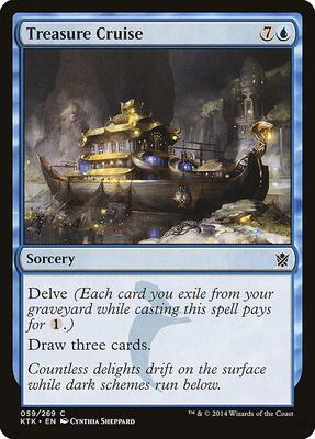 Treasure Cruise card from Khans of Tarkir