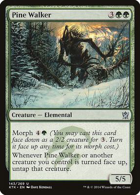Pine Walker card from Khans of Tarkir