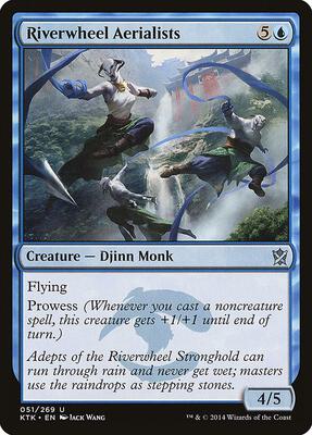 Riverwheel Aerialists card from Khans of Tarkir