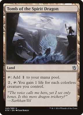 Tomb of the Spirit Dragon card from Khans of Tarkir