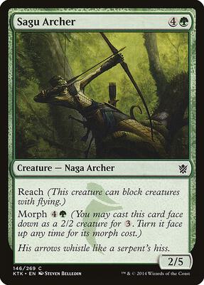 Sagu Archer card from Khans of Tarkir
