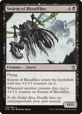 Swarm of Bloodflies card from Khans of Tarkir