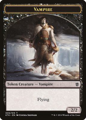 Vampire Token card from Khans of Tarkir