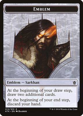 Emblem - Sarkhan, the Dragonspeaker card from Khans of Tarkir
