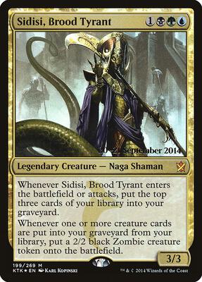 Sidisi, Brood Tyrant card from Prerelease Cards