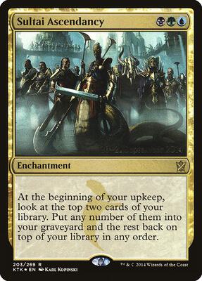 Sultai Ascendancy card from Prerelease Cards