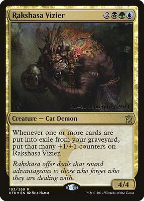 Rakshasa Vizier card from Prerelease Cards
