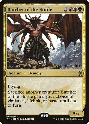 Butcher of the Horde card from Prerelease Cards