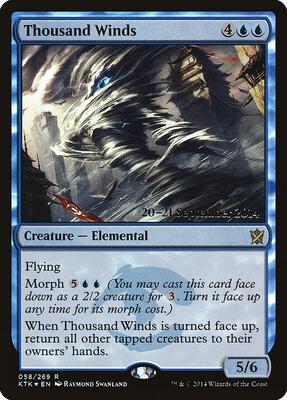 Thousand Winds card from Prerelease Cards