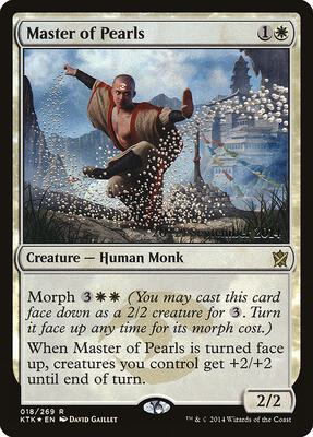 Master of Pearls card from Prerelease Cards