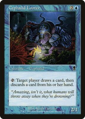 Cephalid Looter card from Odyssey