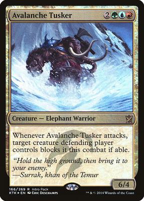 Avalanche Tusker card from Unique and Miscellaneous Promos