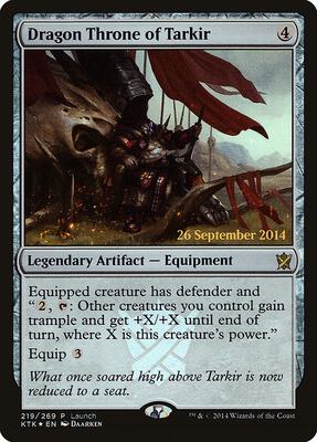 Dragon Throne of Tarkir card from Launch Party & Release Event Promos