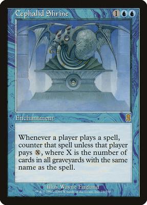 Cephalid Shrine card from Odyssey