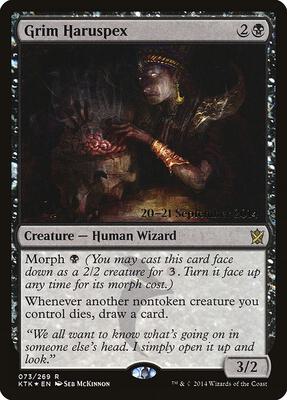 Grim Haruspex card from Prerelease Cards