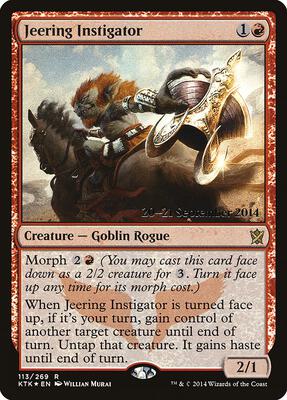 Jeering Instigator card from Prerelease Cards