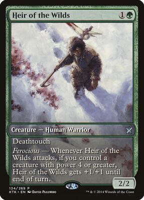 Heir of the Wilds card from Game Day & Store Championship Promos