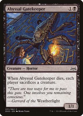 Abyssal Gatekeeper card from Duel Decks: Anthology