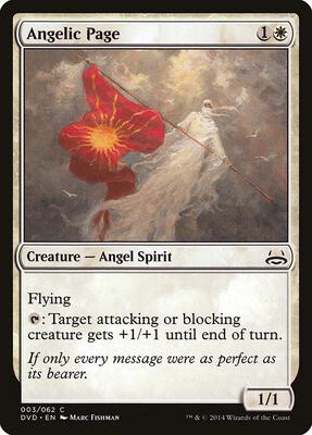 Angelic Page card from Duel Decks: Anthology