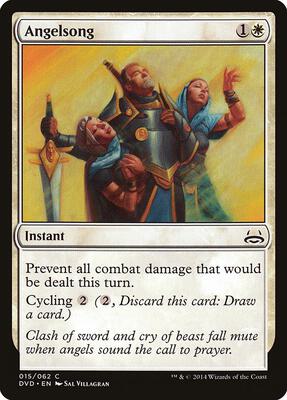 Angelsong card from Duel Decks: Anthology