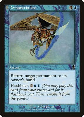 Dematerialize card from Odyssey