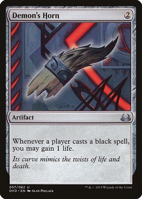 Demon's Horn card from Duel Decks: Anthology
