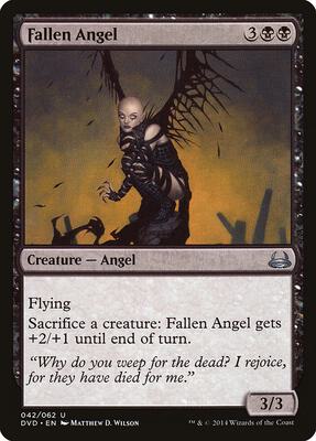 Fallen Angel card from Duel Decks: Anthology