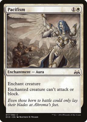Pacifism card from Duel Decks: Anthology
